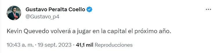 ¿Kevin Quevedo volverá a Alianza Lima? | Créditos: Twitter @Gustavo_p4.