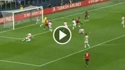 Rafael Leao erró un gol insólito