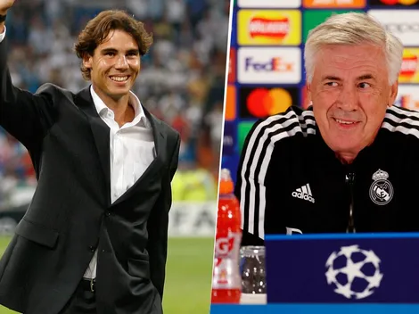 El guiño de Ancelotti a Rafa Nadal