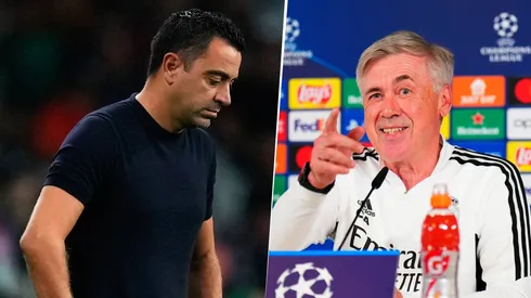 Carlo Ancelotti se diferenció de Xavi Hernández y de Barcelona y dijo que el Real Madrid piensa en llegar hasta el final de la Champions League. Getty Images.