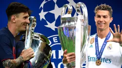 Cristiano Ronaldo, Lionel Messi y UEFA Champions League.