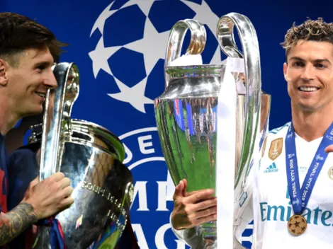 Los números de Messi y CR7 en 20 años de Champions