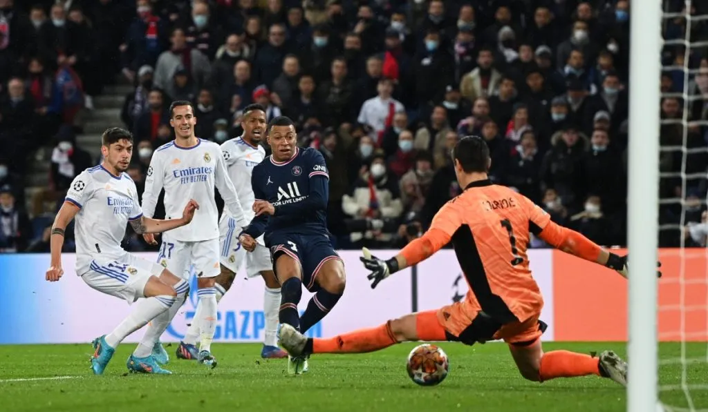 Kylian Mbappé vs. Real Madrid: Getty Images