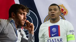 Fabrizio Romano y Kylian Mbappé.