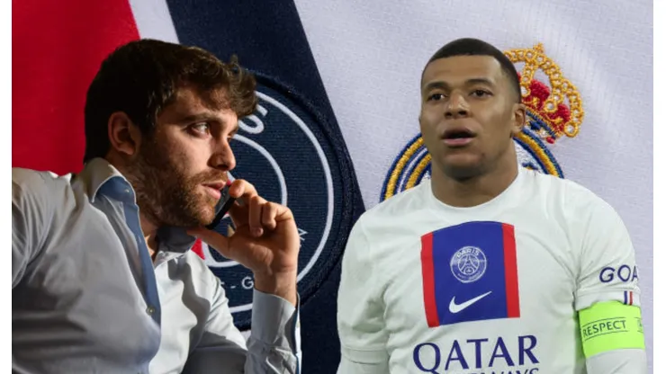 Fabrizio Romano y Kylian Mbappé.