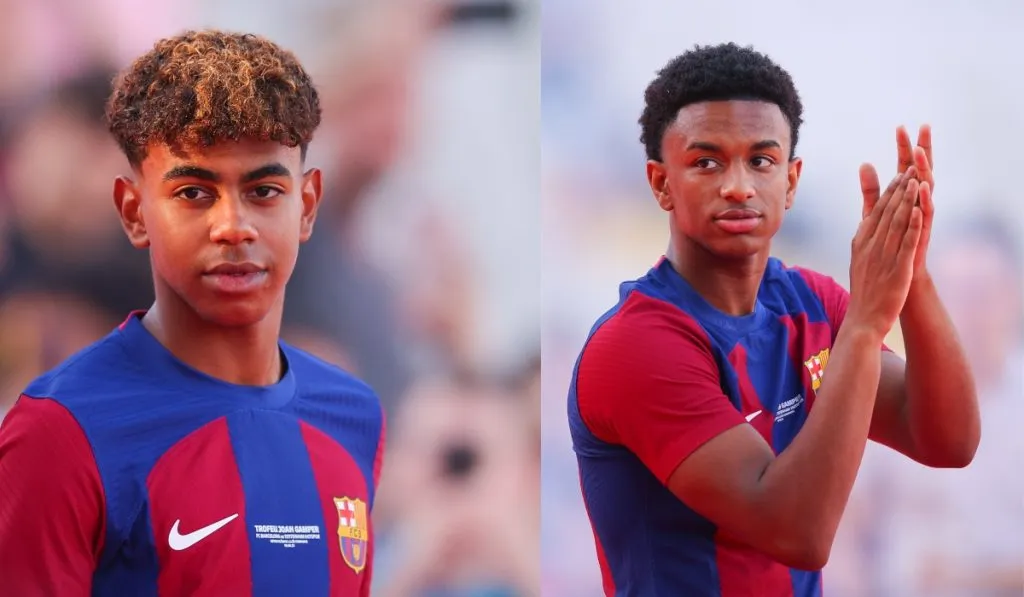 Lamine Yamal y Alejandro Balde: Getty Images