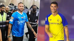 Cristiano Ronaldo y Neymar Júnior colaboraron para que los gobiernos de Arabia Saudita e Irán mejoraran su relación. Getty Images.