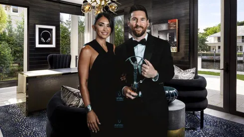 Salieron a la luz imágenes del interior de la casa de Lionel Messi y Antonela Roccuzzo en Miami.