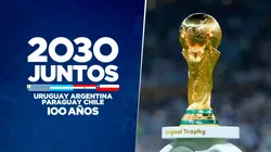 Conmebol recibió la petición de 47 sedes procedentes de Argentina, Uruguay, Chile y Paraguay para la organización de la Copa Mundial 2030. Getty Images.