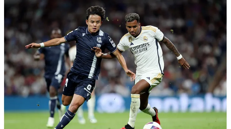 Takefusa Kubo y Rodrygo.