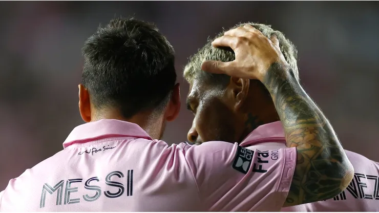 Lionel Messi (izq.), estrella de Inter Miami 2023.