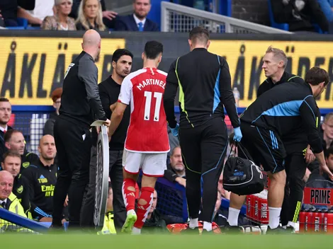 ¡Gabriel Martinelli lesionado!