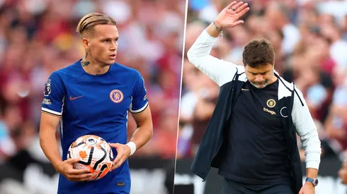 Mauricio Pochettino dijo que Mijailo Mudryk necesita entender mejor el juego de Chelsea. Getty Images.