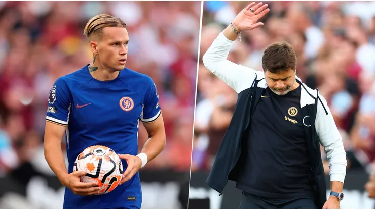 Mauricio Pochettino dijo que Mijailo Mudryk necesita entender mejor el juego de Chelsea. Getty Images.