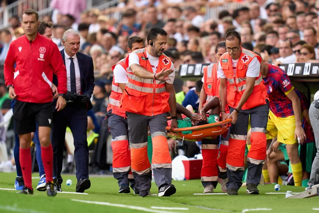 Thomas Lemar sufrió la rotura del tendón de Aquiles derecho. Getty Images.