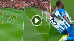 Pascal Groß anotó un verdadero golazo en el Brighton vs. Manchester United que se disputó en el Old Trafford.