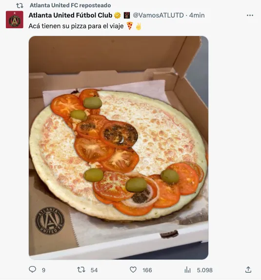 Segunda chicana de Atlanta contra Messi