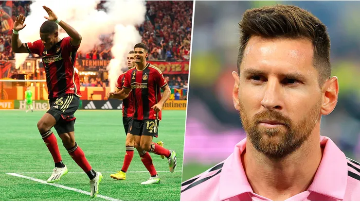 A través de redes sociales, Atlanta cargó a Messi por la goleada a Inter Miami