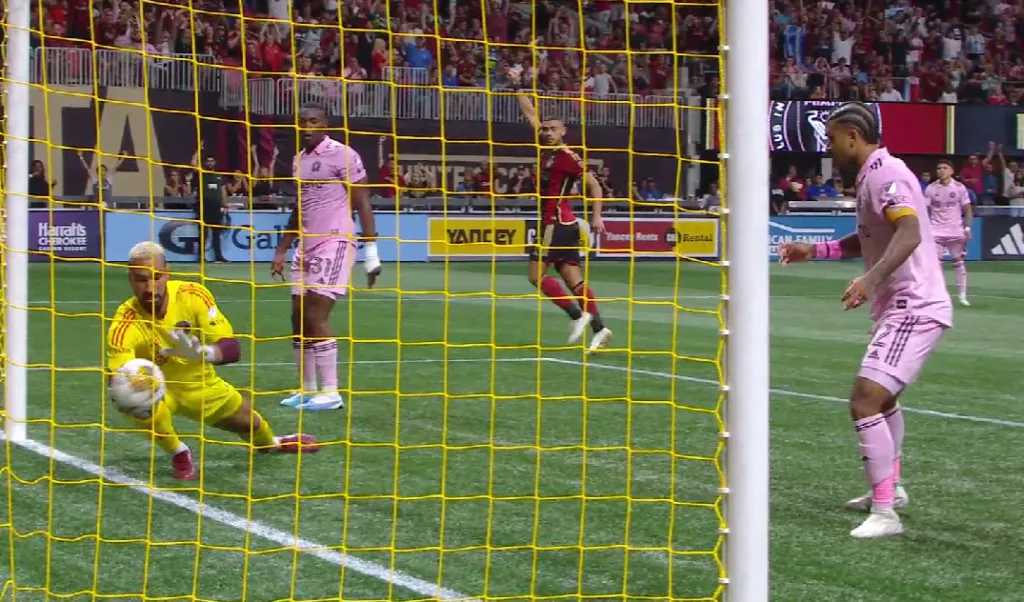 El gol que cambió el partido (Captura video MLS).