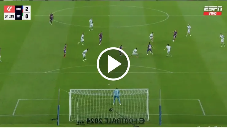 Joao Félix habilitó de caño a Lewandowski y puso 2-0 al Barcelona sobre Real Betis.