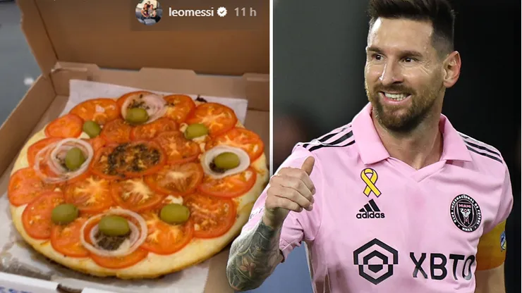 Pizza argentina que se pidio Leo Messi en Miami