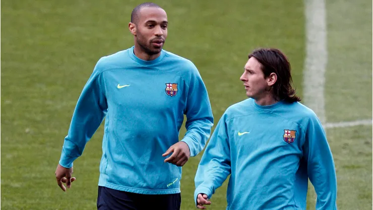 Messi y Henry ganaron la Champions League en 2009 ante Manchester United