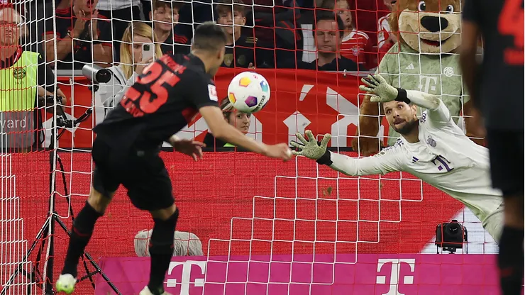 Tucu Palacios le aguó la fiesta al Bayern Múnich y le dio el empate al Leverkusen en el último minuto