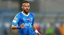 Neymar debutó con Al Hilal.