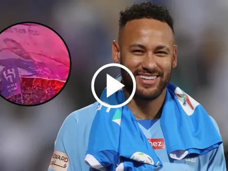 Así fue el impresionante recibimiento a Neymar en su debut con Al Hilal