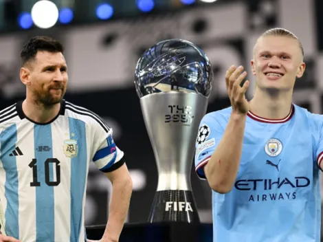 Messi, detrás de Haaland en las predicciones del The Best