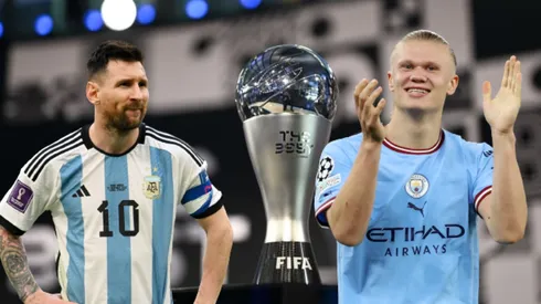 Lionel Messi vs. Erling Haaland por The Best.