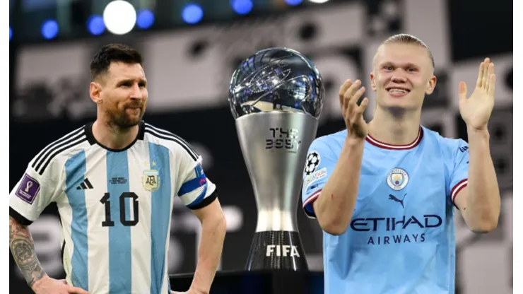 Lionel Messi vs. Erling Haaland por The Best.