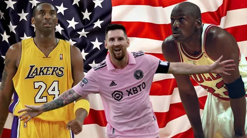 Kobe Bryant, Leo Messi y Michael Jordan.