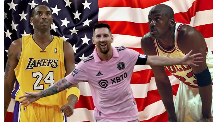 Kobe Bryant, Leo Messi y Michael Jordan.