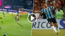 Acostado y de cabeza: inexplicable gol en contra de compañero de Suárez