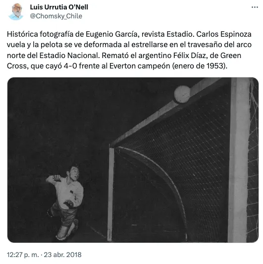 Carlos Espinoza y su histórica foto