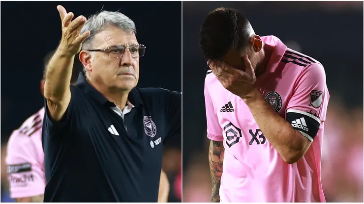 Gerardo Martino y Leo Messi.
