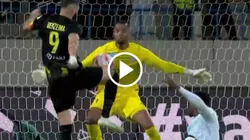 Gol de Karim Benzema para el Al-Ittihad con la rodilla