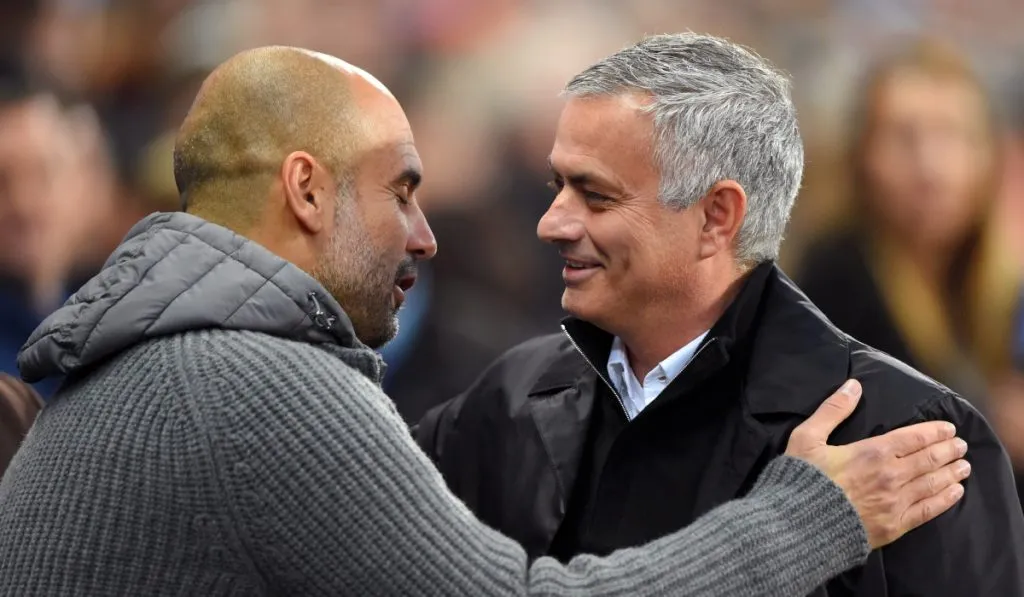 Jose Mourinho y Josep Guardiola: Getty Images