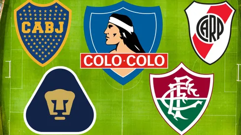 Boca, River, Colo Colo, Pumas y Fluminense, algunos de los equipos de América que integraron el top 100 de los mejores escudos del mundo.
