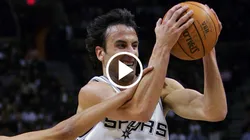 Emanuel Ginóbili vs. Lakers en la NBA.