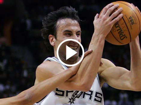 La NBA publicó la épica jugada de Ginóbili contra Los Angeles Lakers