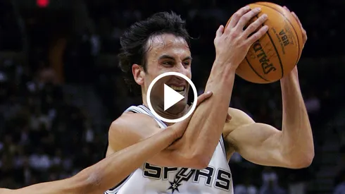 Emanuel Ginóbili vs. Lakers en la NBA.