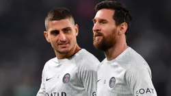 Marco Verratti ganó 30 títulos con la camiseta del PSG y compartió dos años con Messi