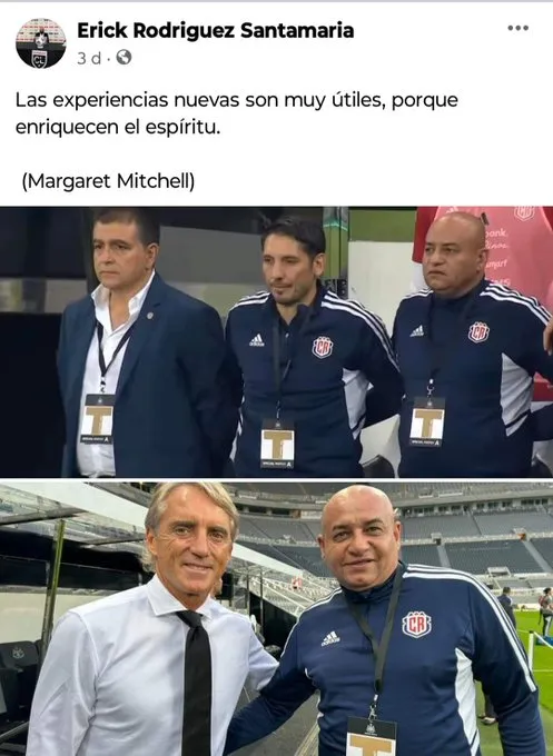 Erick Rodríguez y su última publicación en redes sociales