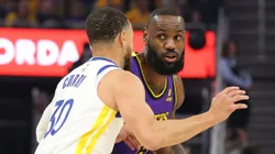 Stephen Curry y LeBron James.