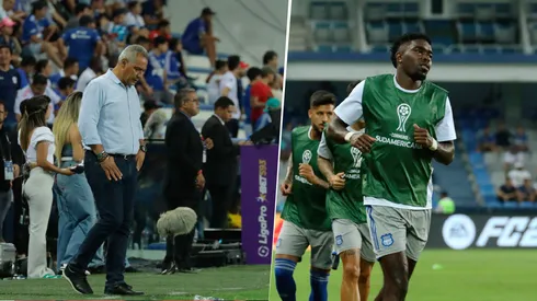 El DT de Emelec se refirió a una posible sanción a Michel Carcelén