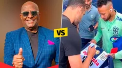 ¡Lo cree inaceptable! Elejalder Godos destrozó a Hernán Barcos por regalar camiseta a Neymar