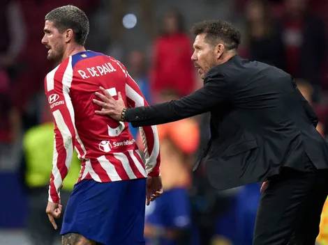 Rodrigo De Paul en duda para el Atlético de Madrid vs. Valencia