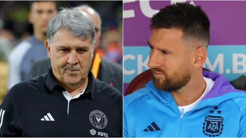 'El Tata' Martino y Leo Messi.